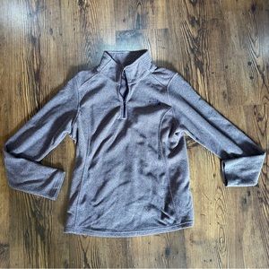 Northface 3/4 zip fleece. Heather purple. Sz M